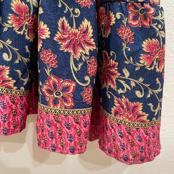 Anthropologie x Boemo Floral Bohemian Flowy Maxi Dress Size Medium - Picture 9 of 16